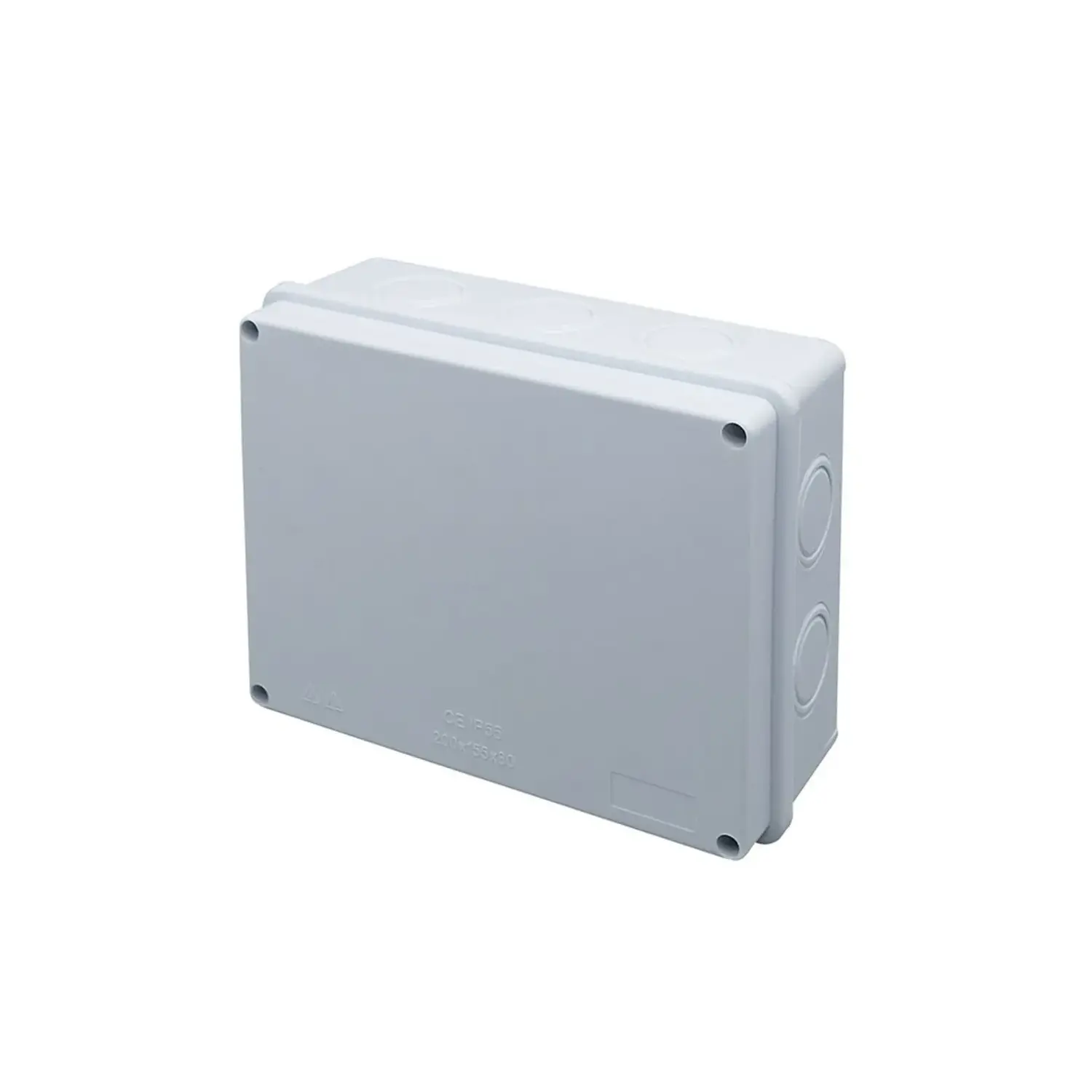 immagine del prodotto cassetta scatola derivazione elettrica esterno stagna liscia 150x110x70mm ip65