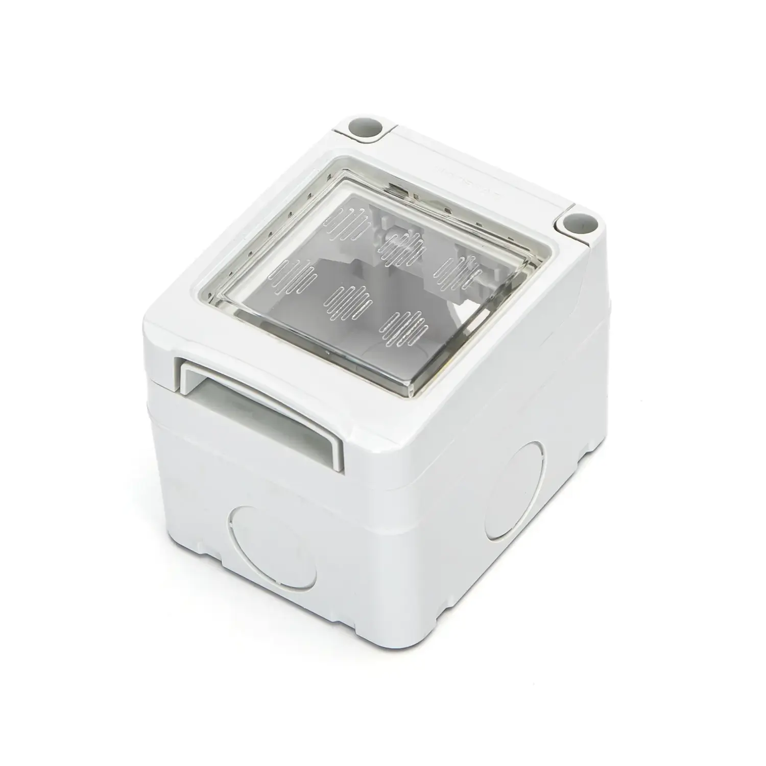immagine cassetta elettrica stagna idrobox compatibile bticino matix 2 fori