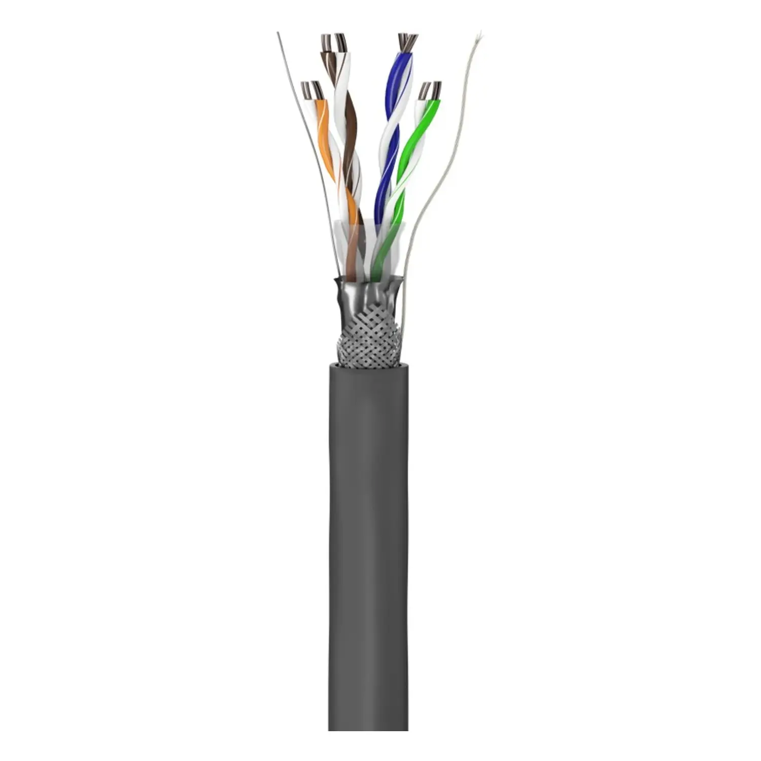 immagine Cavo di rete CAT 5e SF/UTP 100mt grigio CCA 24 AWG 100MHz 1Gbit/s