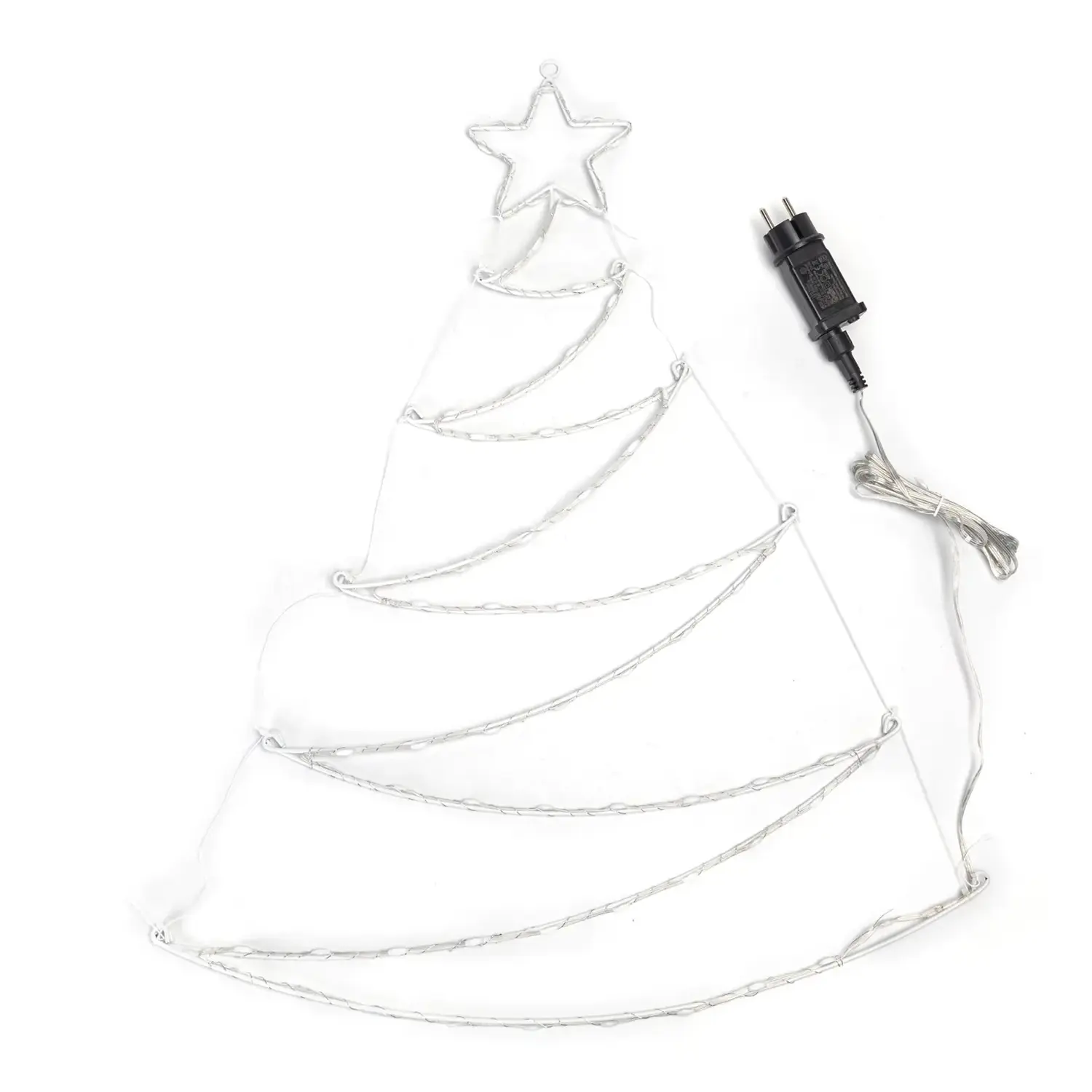 immagine Catena luminosa a basso voltaggio Bluetooth per albero di Natale da muro RGBIC 1.4m