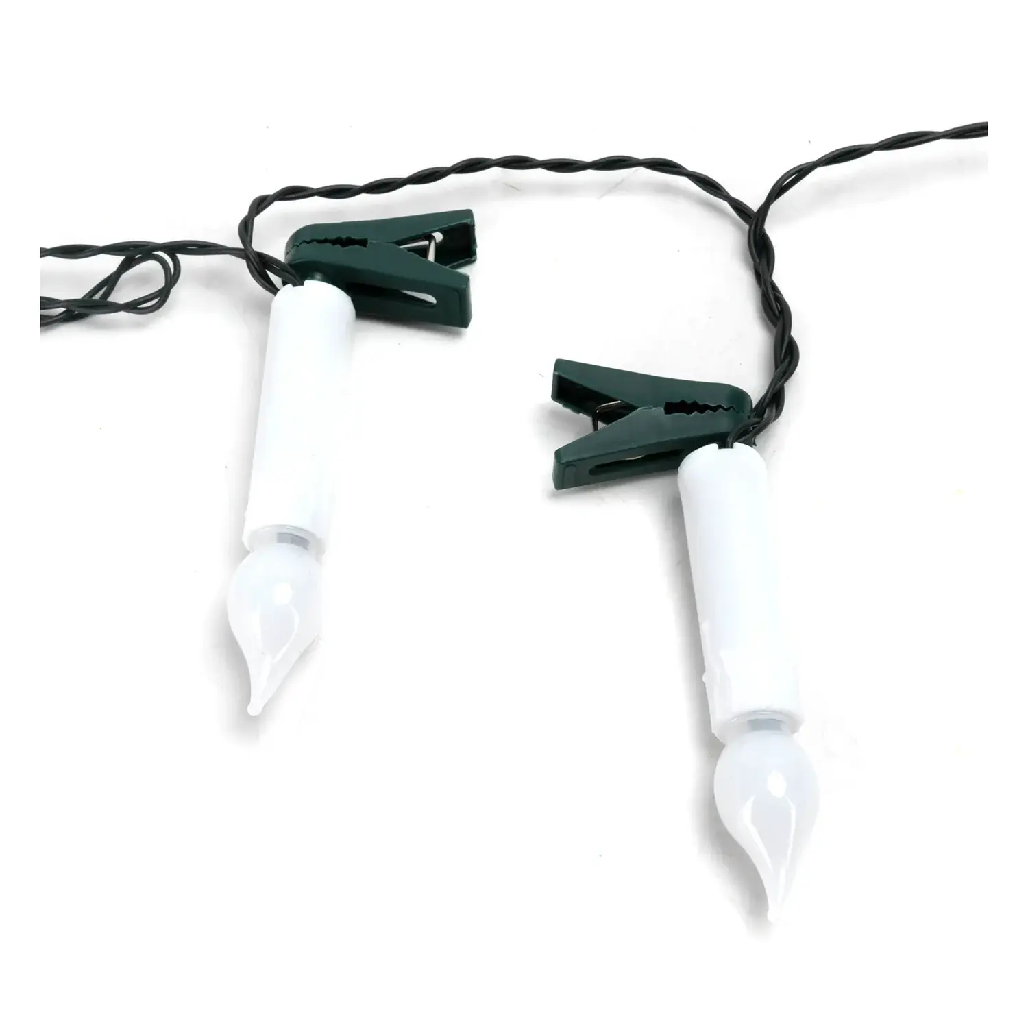 immagine Catena luminosa a batteria 3AA, luci a candela, bianco caldo 2m IP44, Interno&Esterno