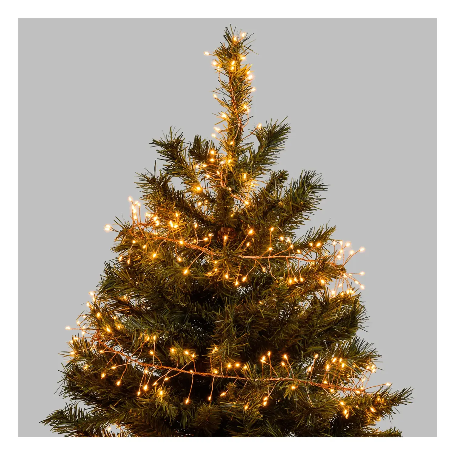 immagine Catena luminosa a batteria 3AA, luci a petardo, cavo in rame, bianco caldo 3m IP44, Interno&Esterno