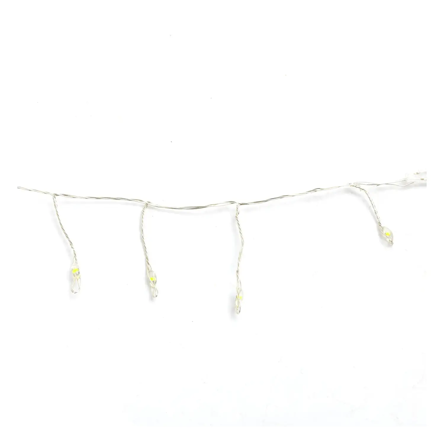 immagine Catena luminosa a batteria 3AA, luci a petardo, cavo in rame, bianco freddo 9m IP44, Interno&Esterno