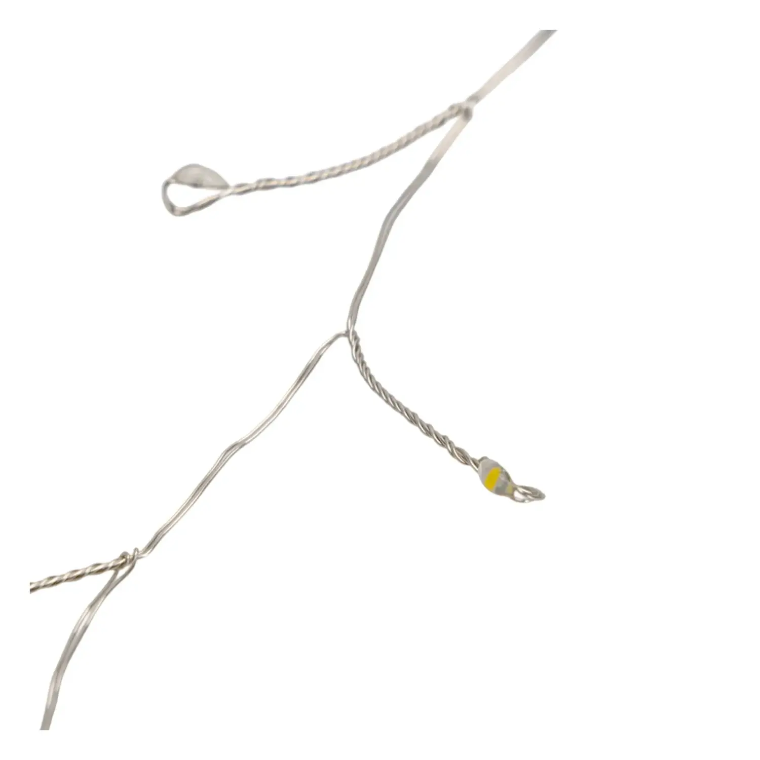 immagine Catena luminosa a batteria 3AA, luci a petardo, cavo in rame, RGBY 1.5m IP44, Interno&Esterno