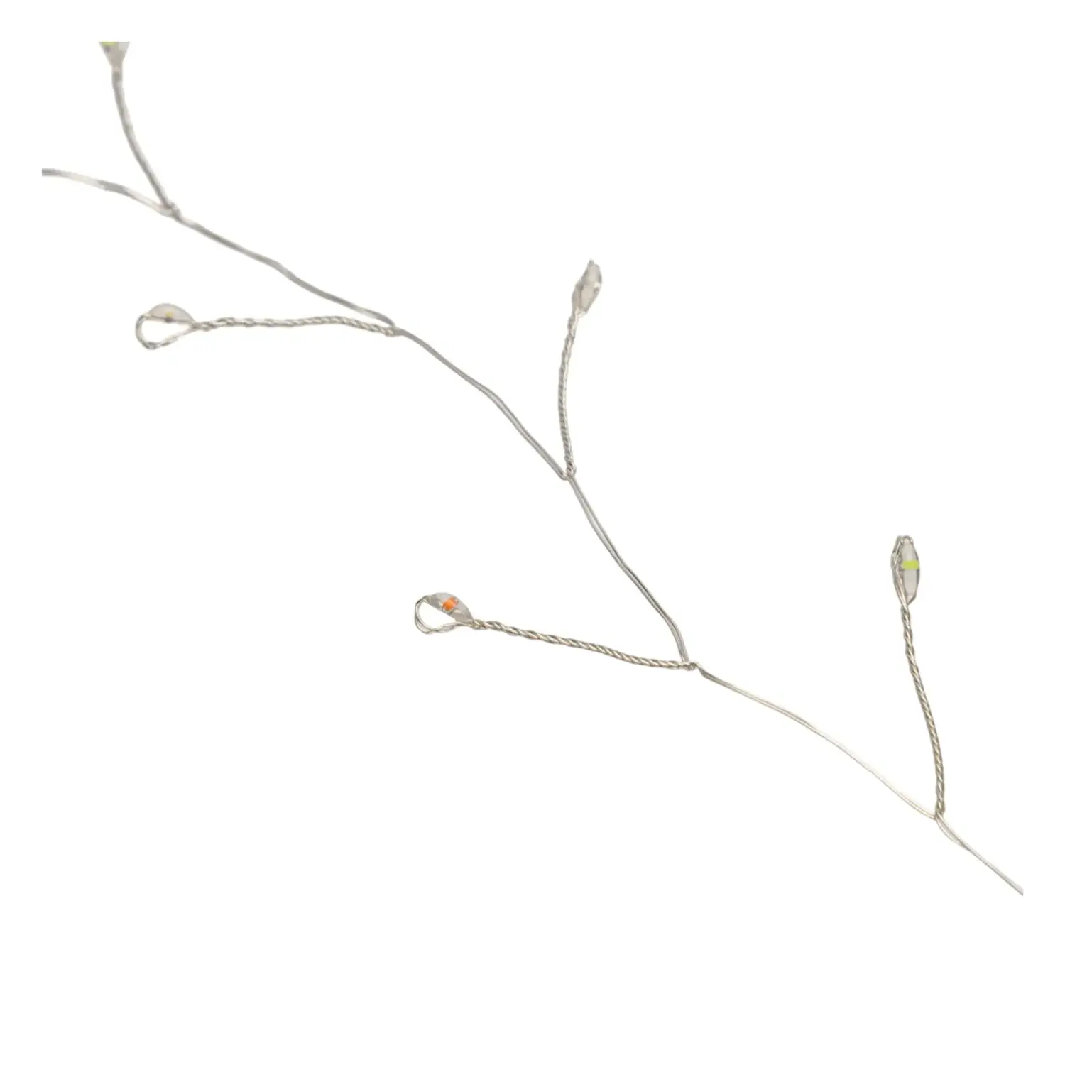 immagine Catena luminosa a batteria 3AA, luci a petardo, cavo in rame, RGBY 6m IP44, Interno&Esterno