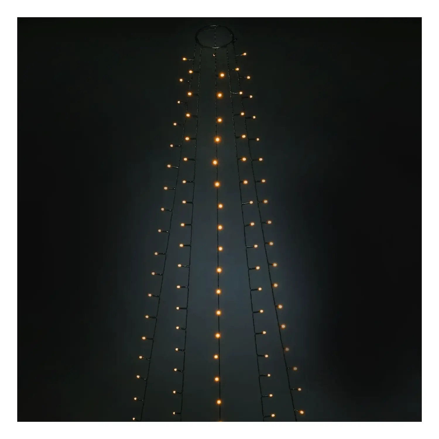 immagine del prodotto Catena luminosa a batteria 3AA per albero di Natale, bianco caldo 1.8m IP44, Interno&Esterno