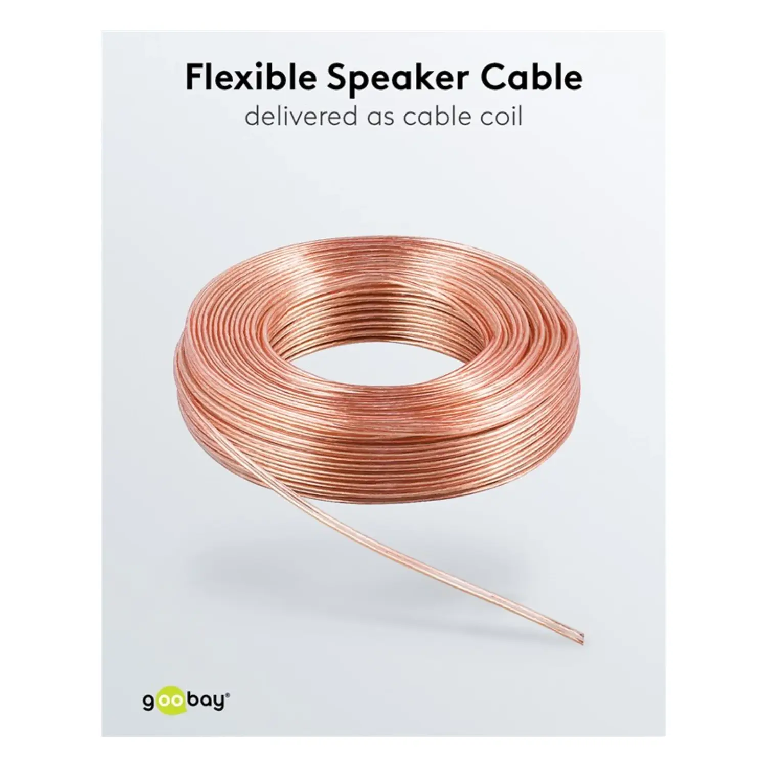 immagine Cavo Altoparlante 2x2.50mm² CCA 10m Trasparente Hi-Fi Audio