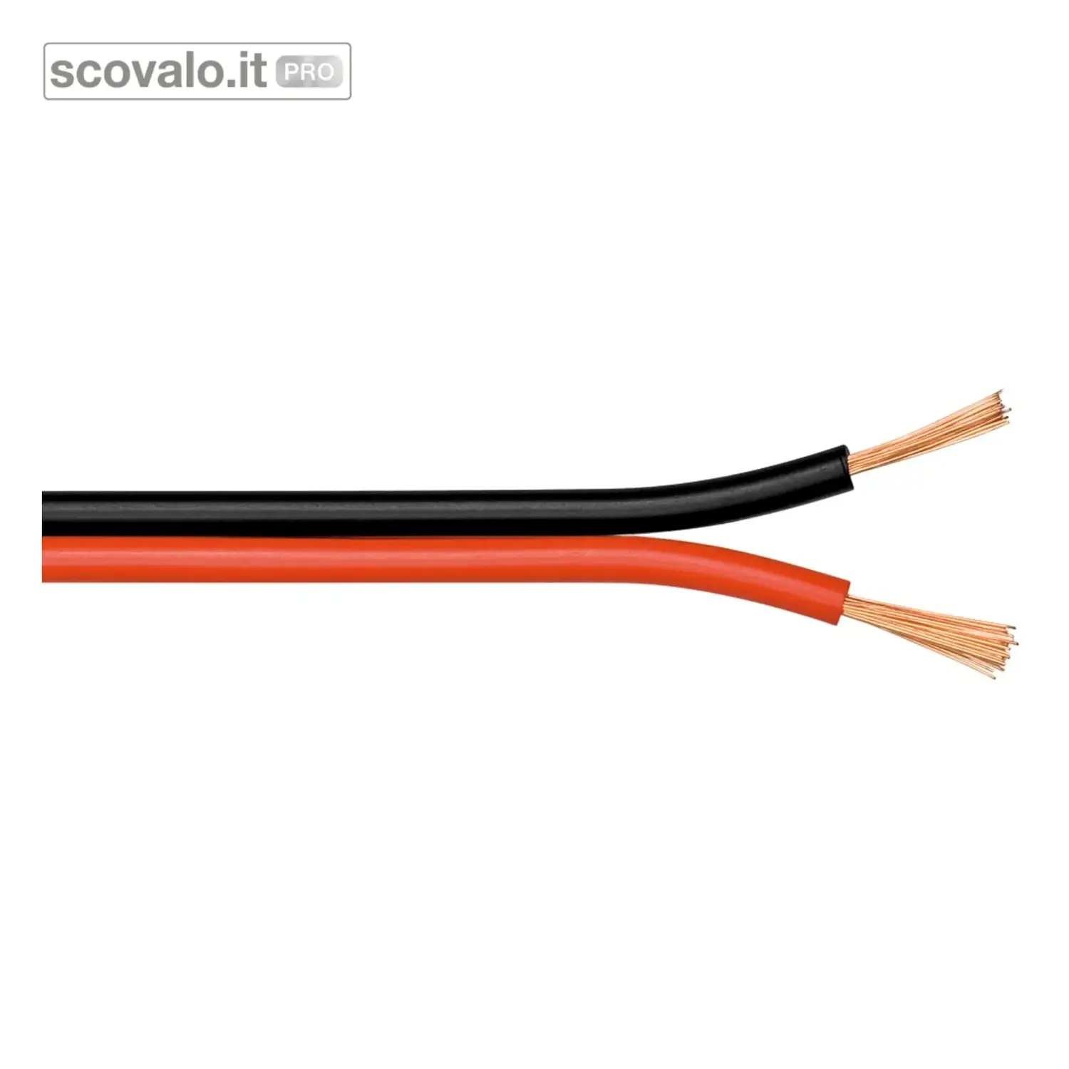 immagine del prodotto Cavo Altoparlante Hi-Fi 2x0,75 mm² CCA 10m Rosso Nero Audio Car