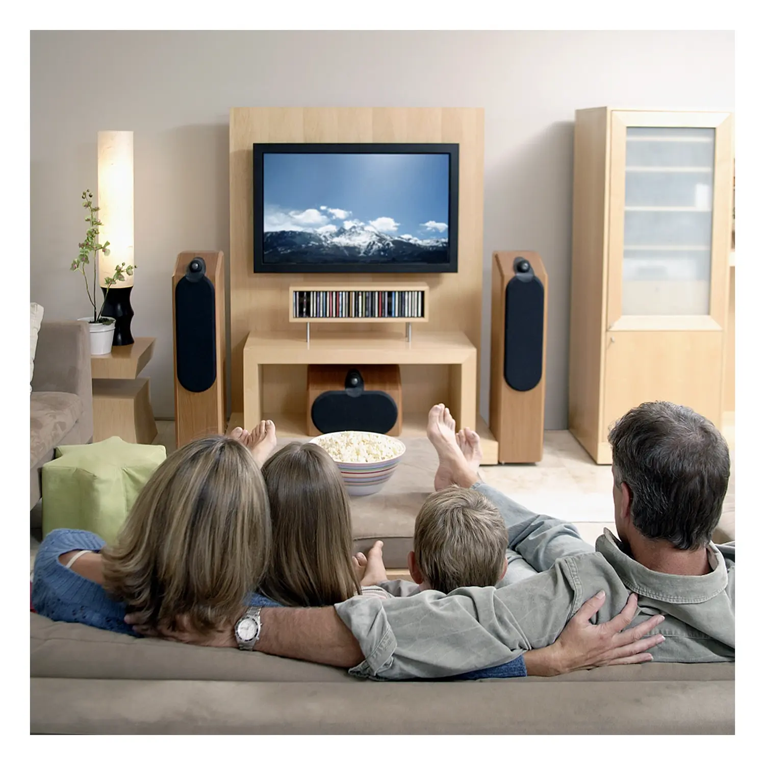 immagine Cavo antenna tv televisore maschio femmina piatto salvaspazio bianco 3 mt