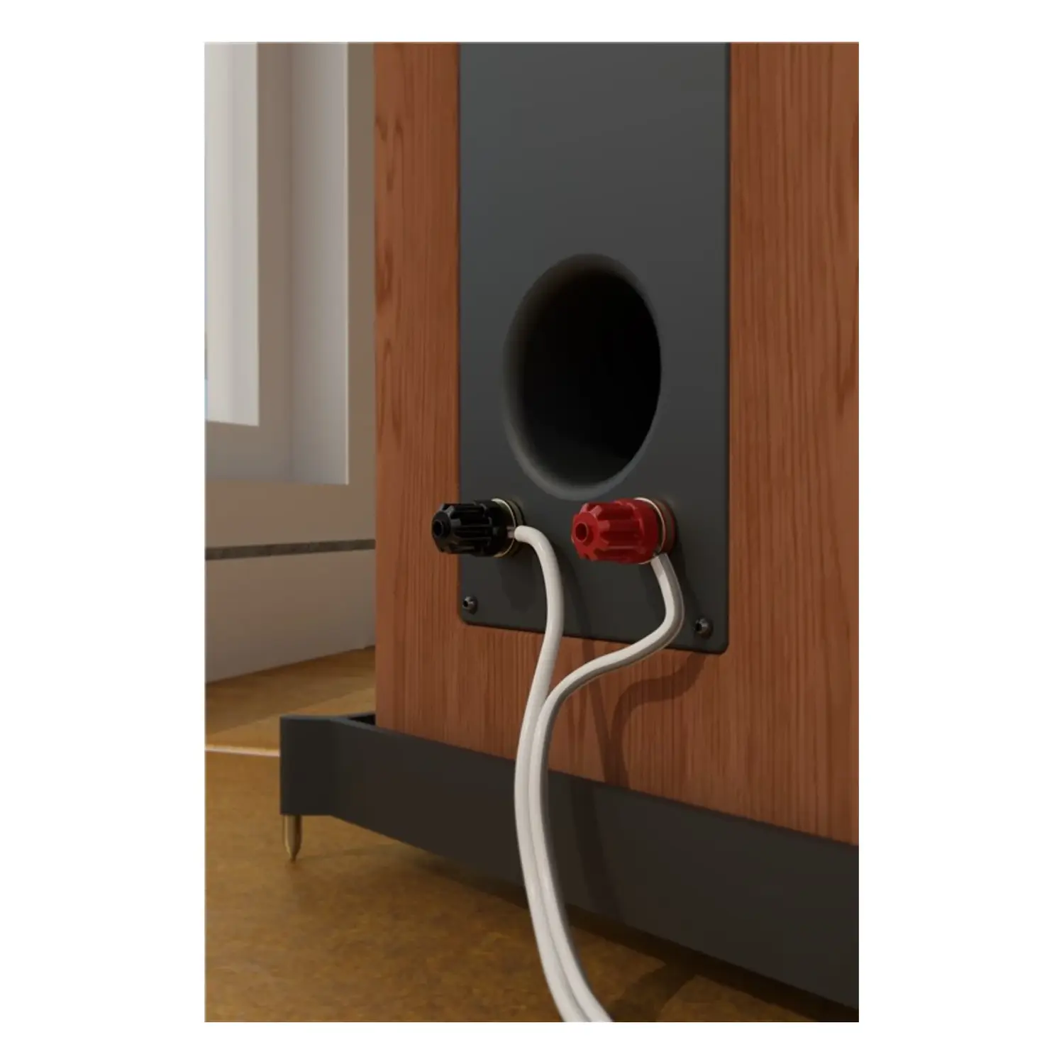 immagine Cavo Altoparlanti 2x1.50mm² CCA 50m Bianco-Nero Audio Hi-Fi Stereo