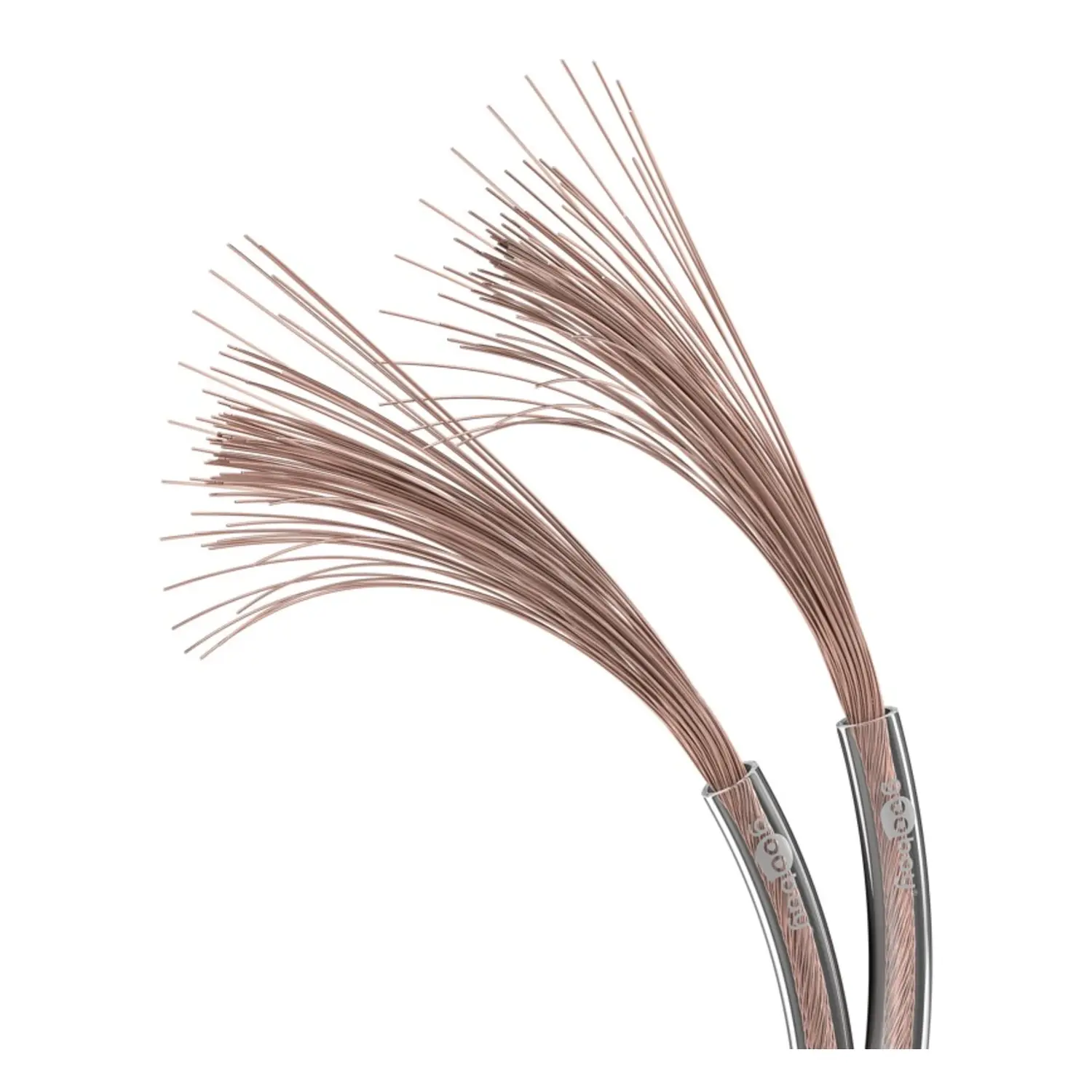 immagine Cavo Altoparlanti Stereo 2x0.75mm CCA Trasparente 100mt Hi-Fi Eca