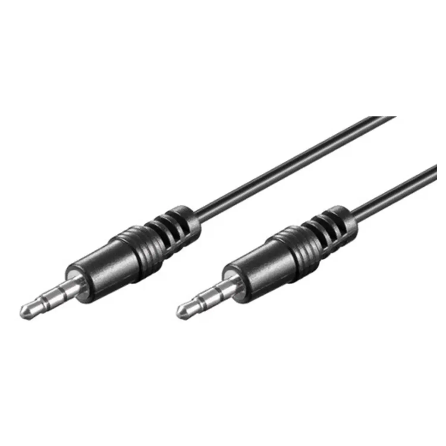 immagine cavo di collegamento audio aux stereo jack 3.5 mm schermato rame 60 cm