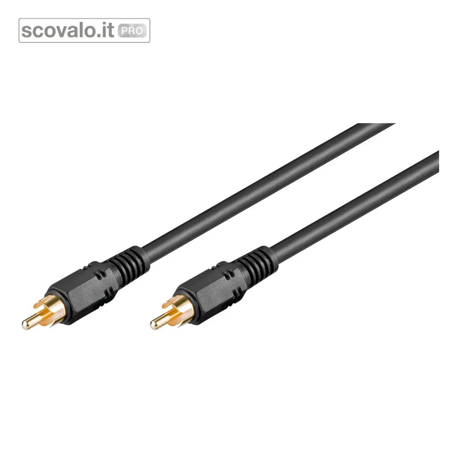 immagine del prodotto Cavo Audio Digitale RCA RG59 Coassiale S/PDIF 15mt Placcato Oro Schermato