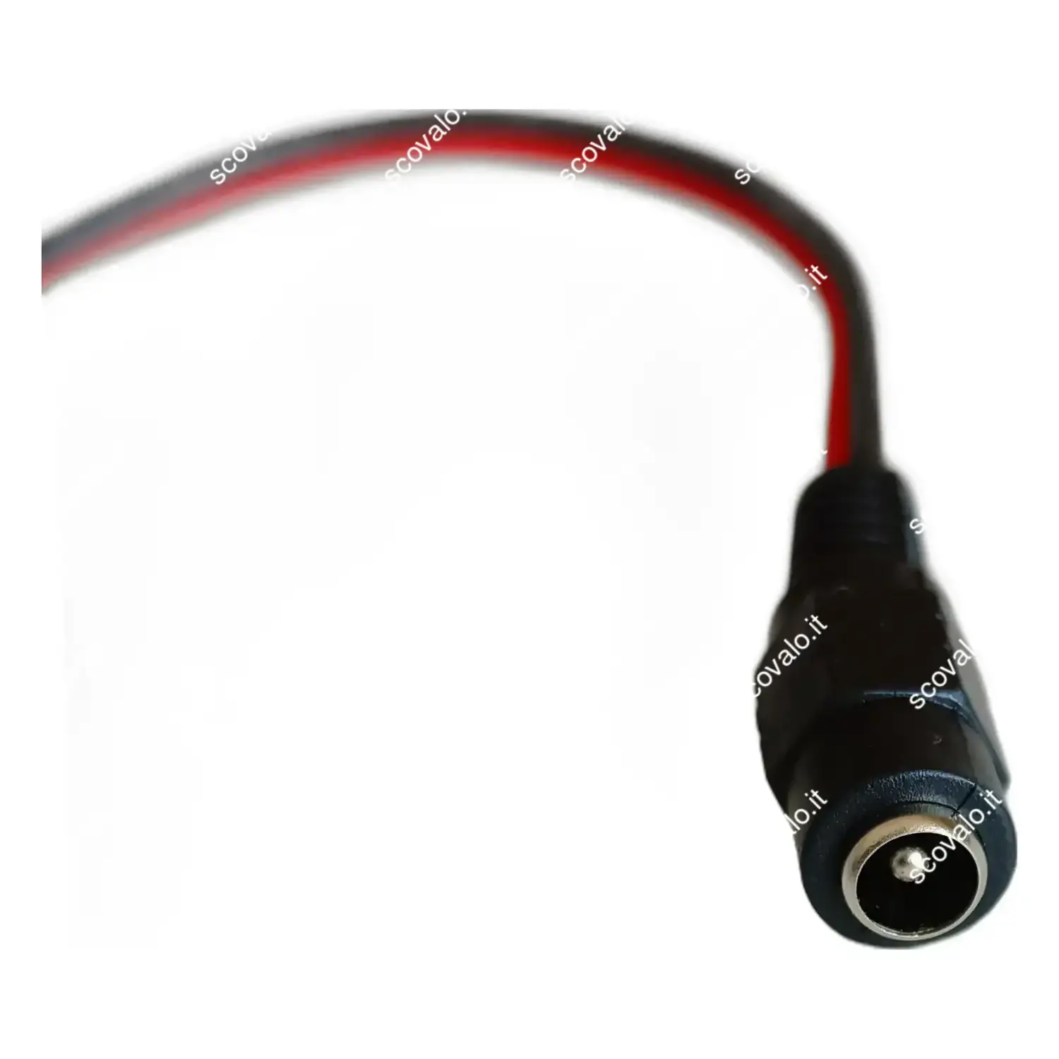 immagine cavo di alimentazione presa dc 5.5x2.1mm striscia led telecamere