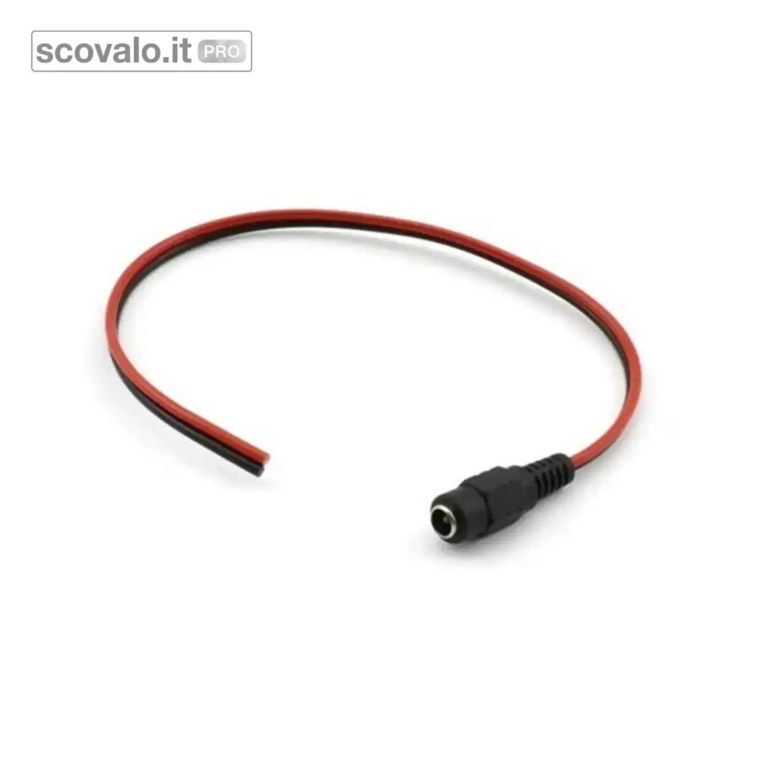 immagine del prodotto Cavo Alimentazione DC 5.5x2.1mm 30cm per Striscia LED e Telecamere
