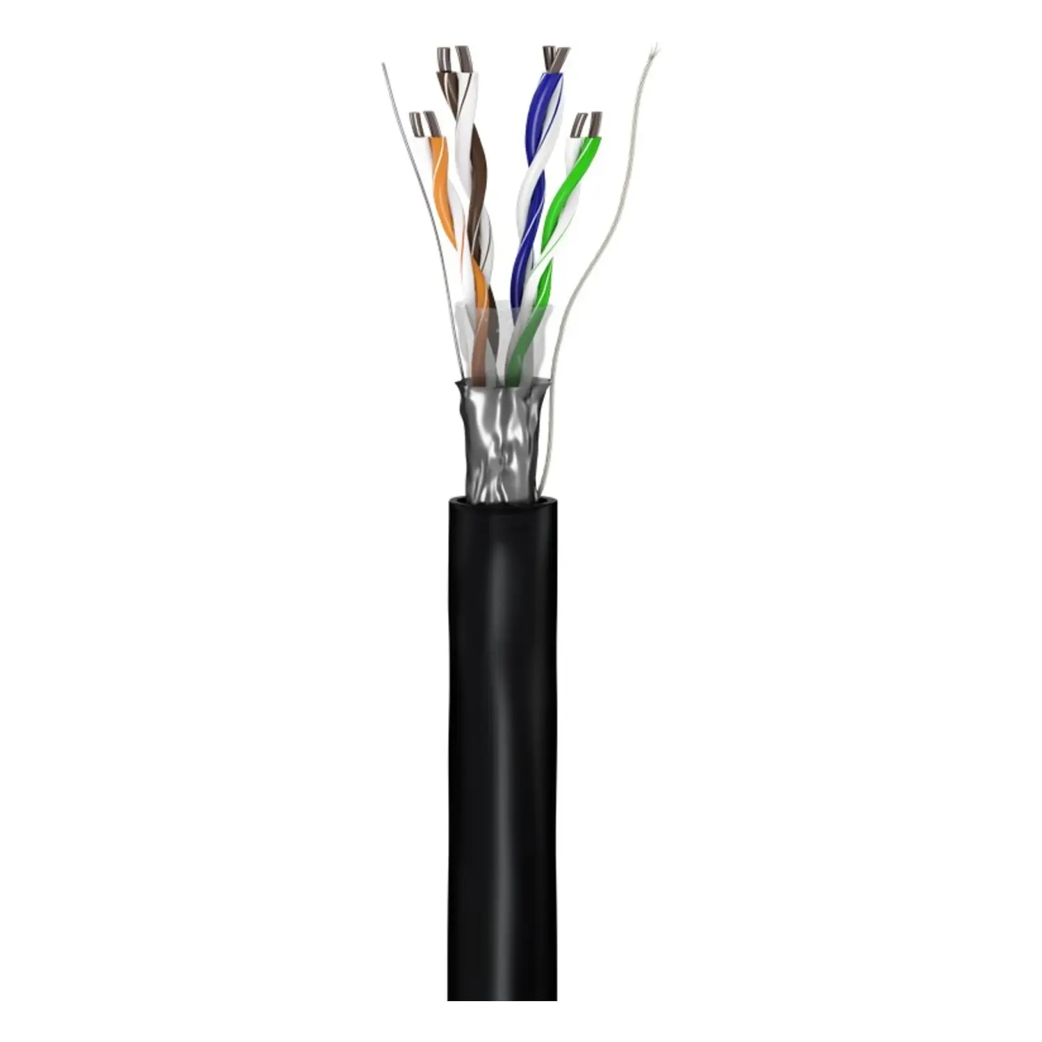 immagine Cavo Rete Cat.5e F/UTP CCA 24-1 AWG 100m Esterno Resistente Intemperie