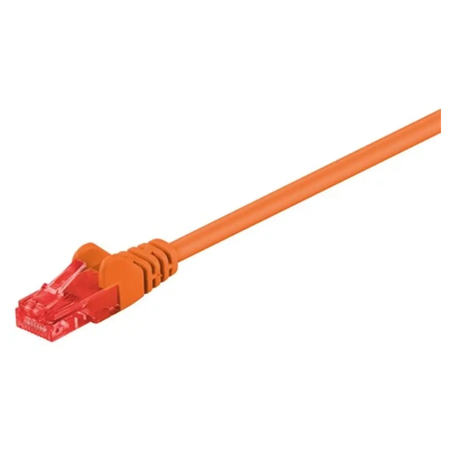 immagine del prodotto cavo patch di rete cat 6 u-utp spina rj45 non schermato arancione 1,5 mt