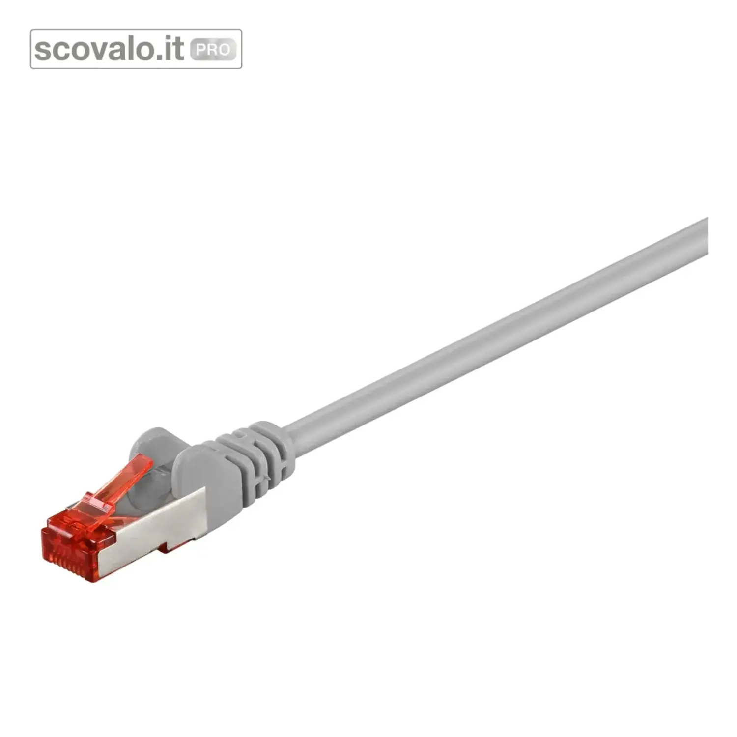 immagine del prodotto Cavo di rete CAT 6 S/FTP Schermato 1mt Grigio RJ45 250MHz LSZH