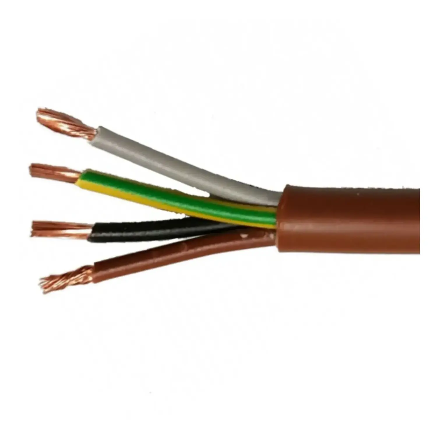 immagine del prodotto cavo filo elettrico fs180r18 marrone 4x1,5 mm 1 mt