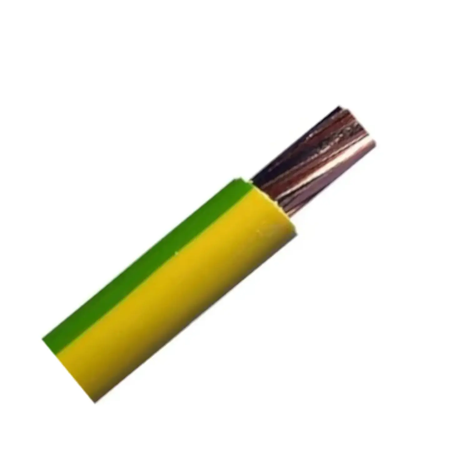 immagine cavo filo unipolare elettrico giallo verde 2,50 mm 1 mt