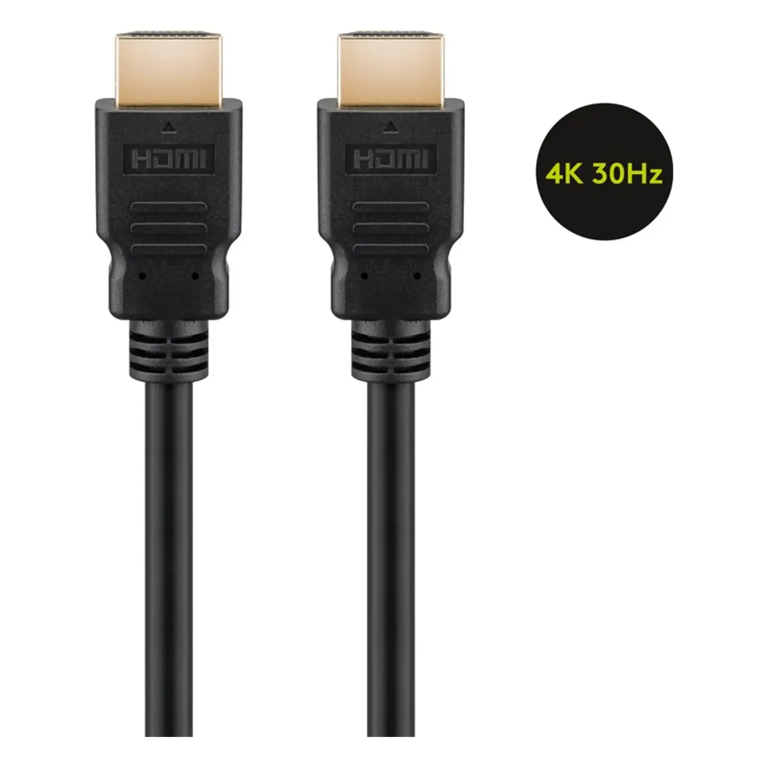 immagine del prodotto cavo hdmi 1.4 ad altissima velocità con ethernet 4K ultra HD 2160p nero 1,5 mt