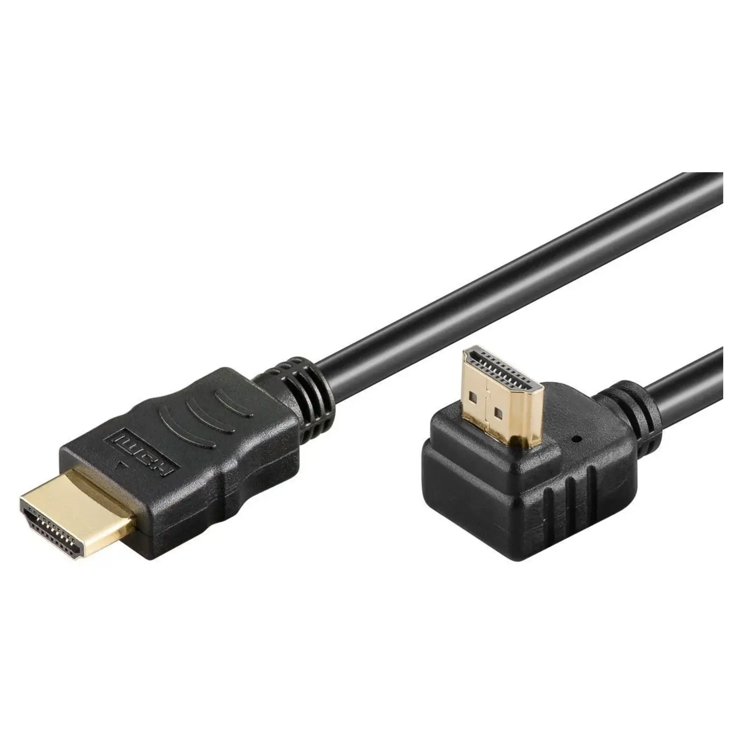 immagine cavo hdmi 1.4 angolato spina 90 gradi ad alta velocità con ethernet 4k 1,5 mt