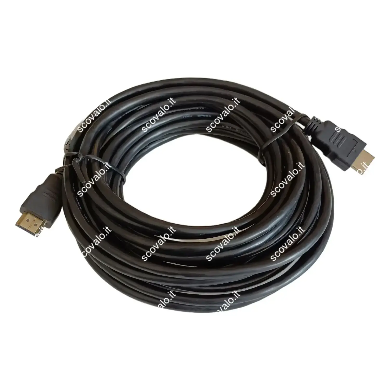 immagine cavo hdmi ad alta velocità con ethernet 4K ultra HD 2160p nero 7,5 mt