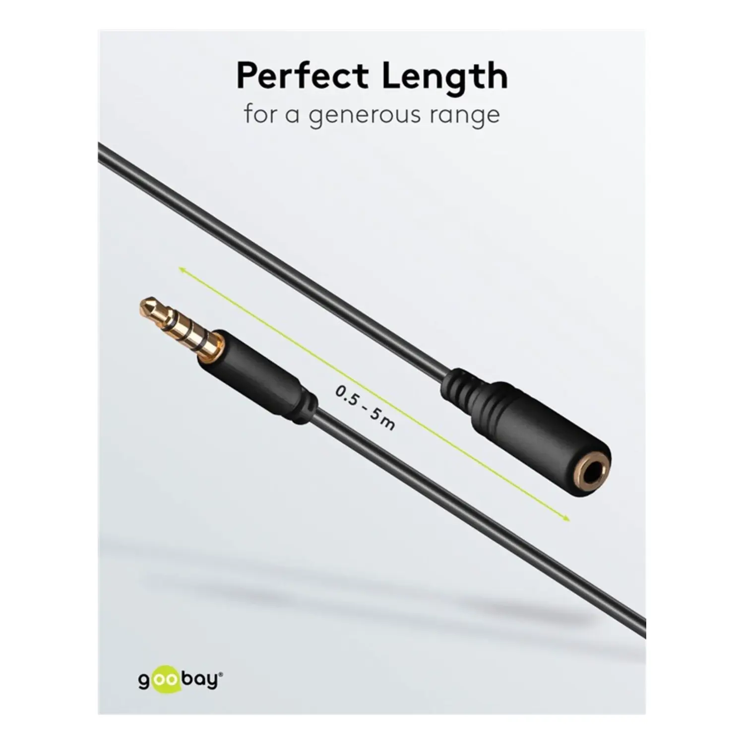 immagine Prolunga Audio Jack 3.5mm Stereo 3 Poli 4 Pin Slim 1m Nero CU