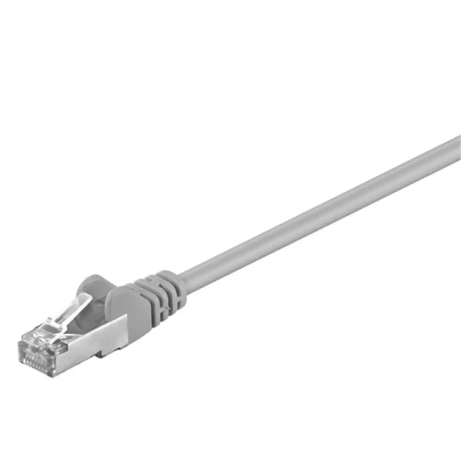 immagine del prodotto cavo rete cat 5e s/utp schermato rj45 grigio 25 cm