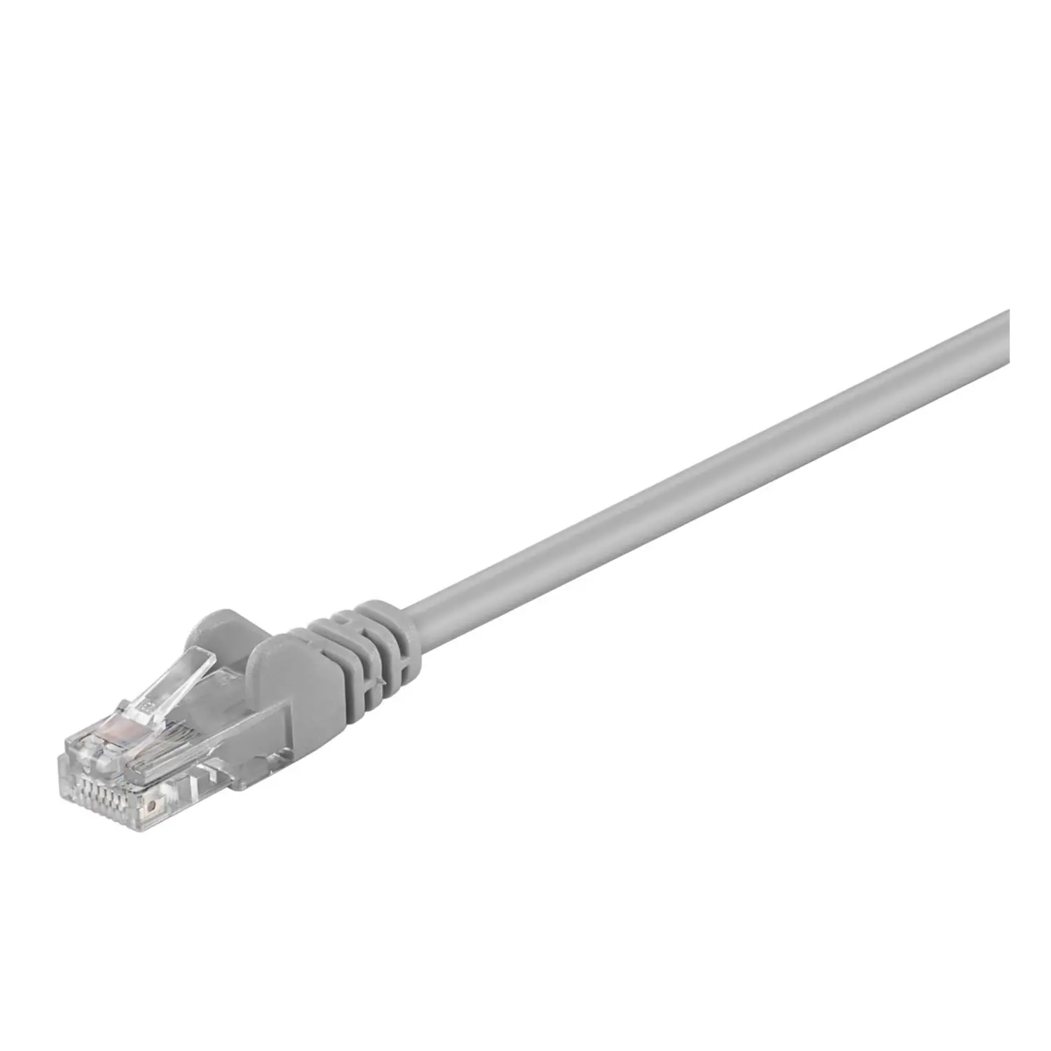 immagine cavo rete patch cat 5e u/utp rj45 non schermato grigio 5 mt