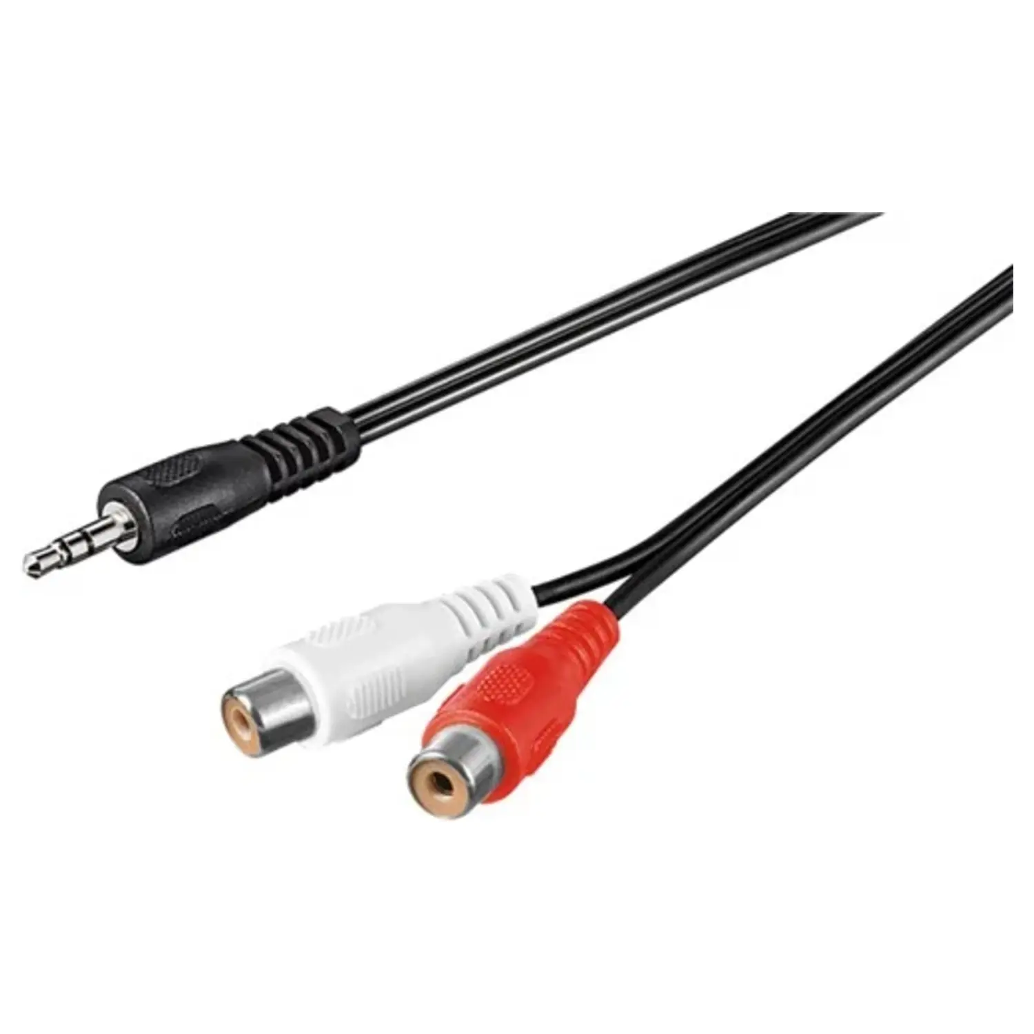 immagine del prodotto cavo audio sdoppiatore spina jack aux stereo 3.5 mm a 2 x presa rca 1,5 mt