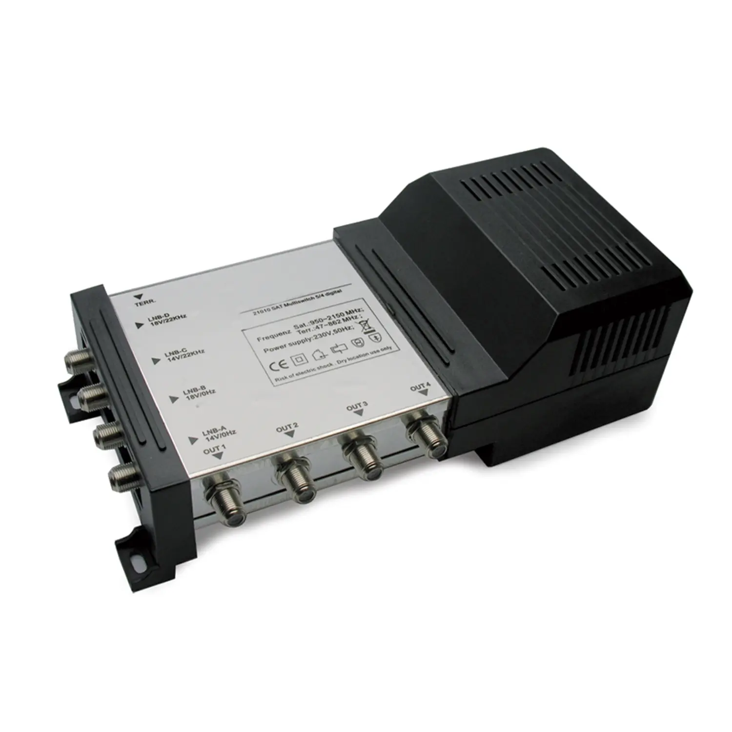 immagine del prodotto centralina multiswitch lnb satellitare 5 ingressi 4 uscite 