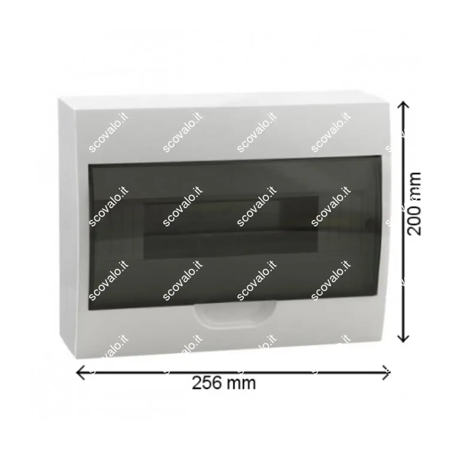 immagine centralino da parete din quadro elettrico IP40 portello moduli 12