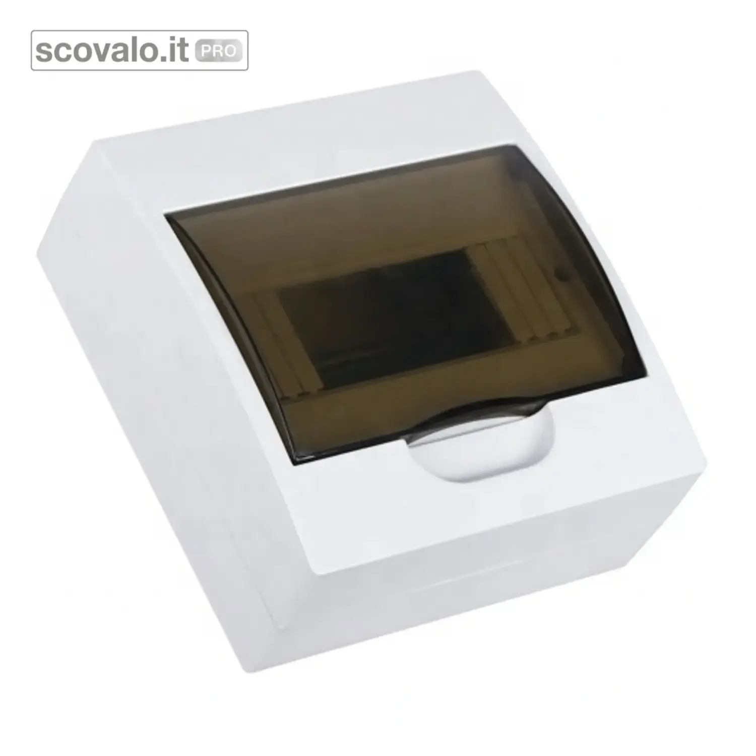 immagine Centralino Elettrico Parete 8 Moduli DIN IP40 Portello Apribile 200x95mm