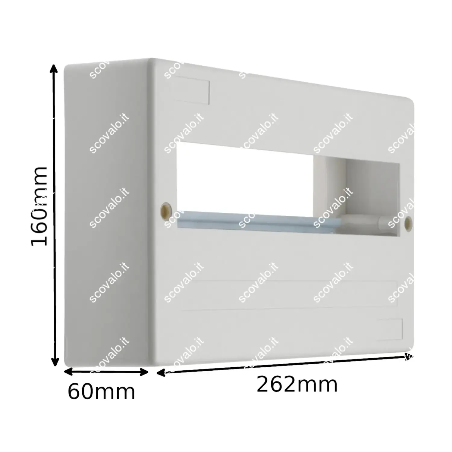 immagine centralino quadretto elettrico da parete IP30 moduli 12