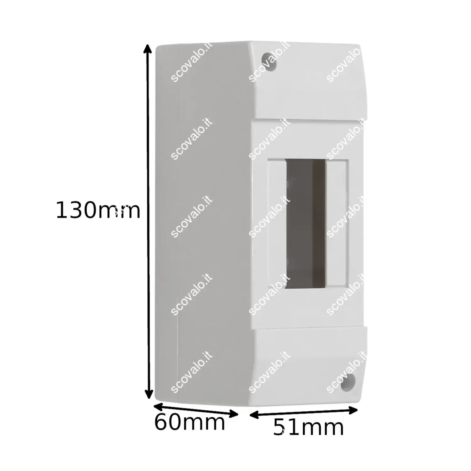 immagine centralino quadretto elettrico da parete IP30 moduli 2