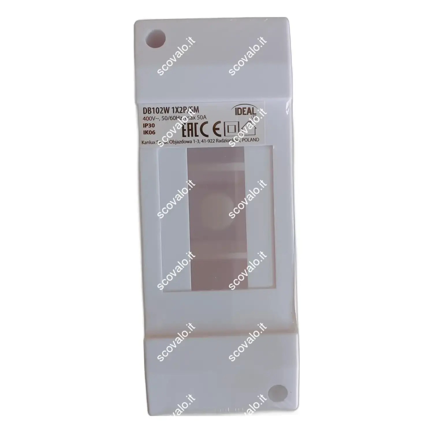 immagine centralino quadretto elettrico da parete IP30 moduli 2