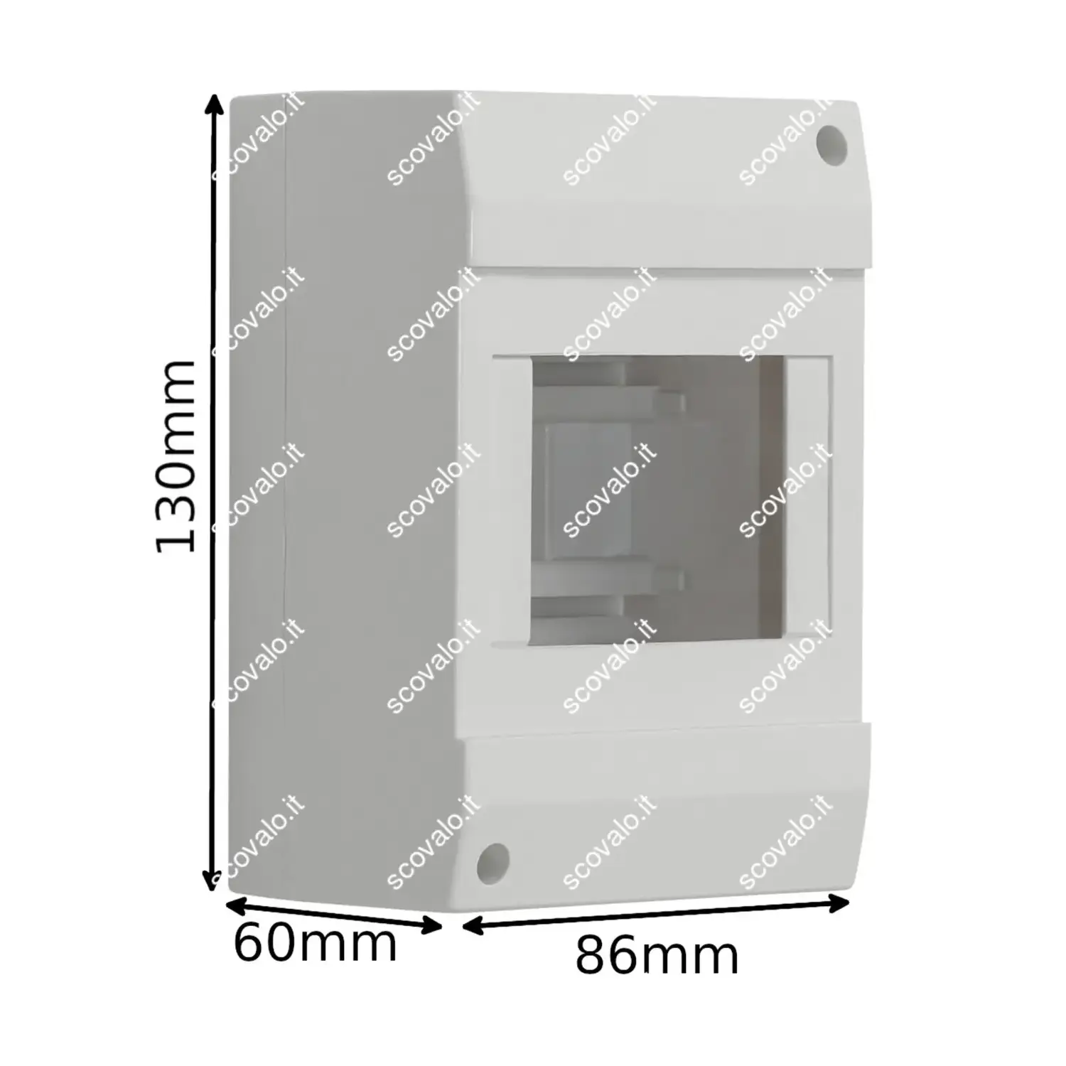 immagine centralino quadretto elettrico da parete IP30 moduli 4