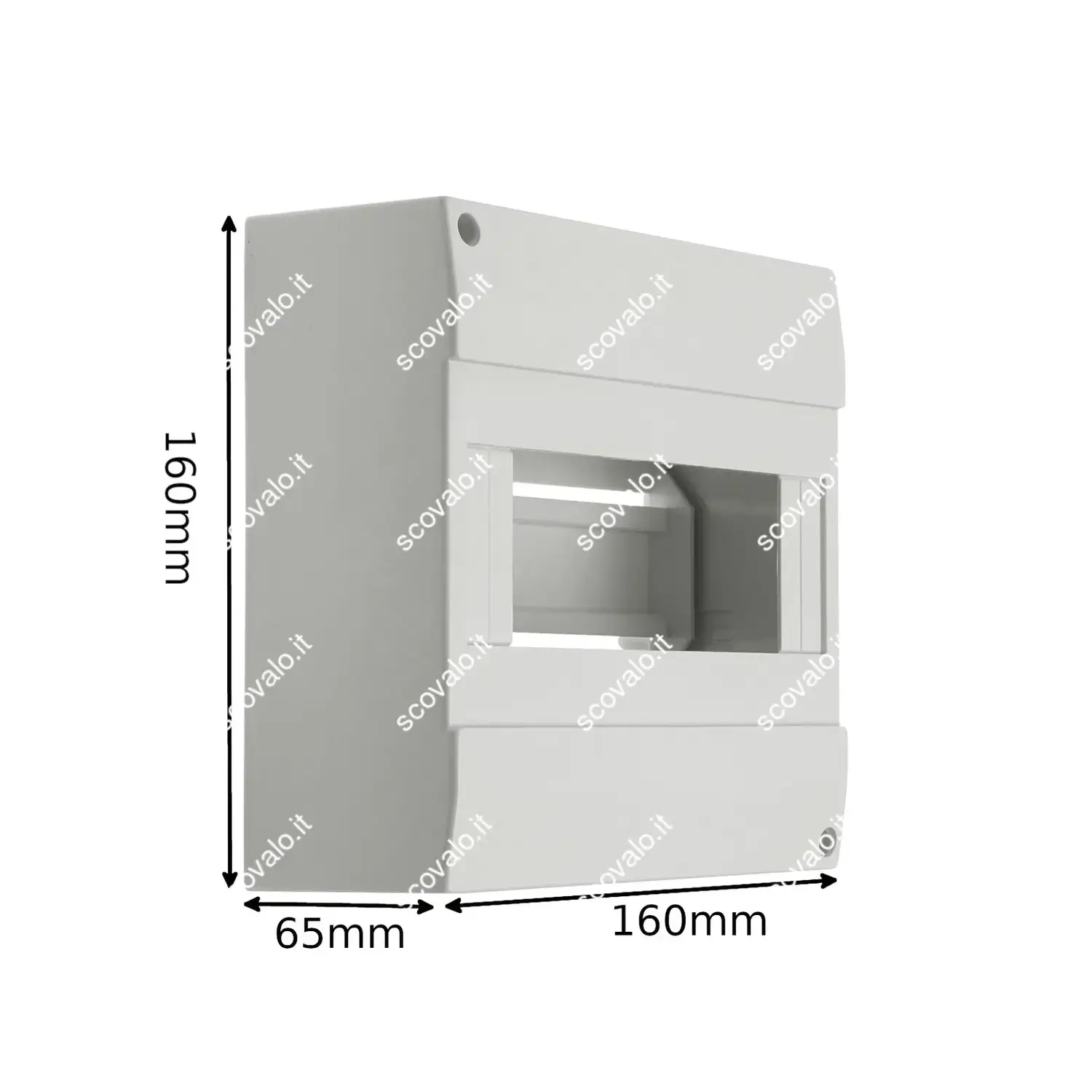 immagine centralino quadretto elettrico da parete IP30 moduli 8