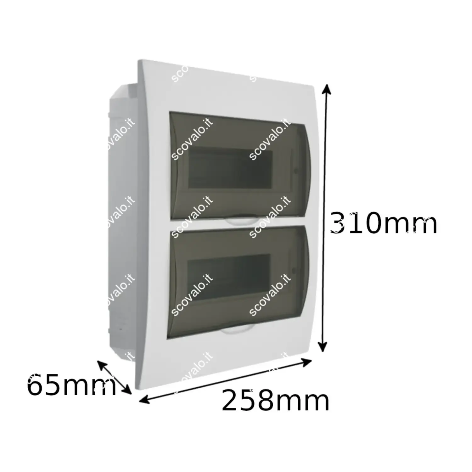 immagine centralino quadro elettrico da incasso din scatola interruttori moduli 24