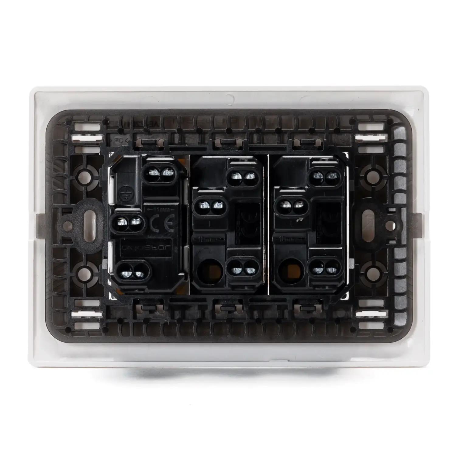 immagine Combinazione interruttore a 2 vie*2+prese P17/11 Serie ABM bianco