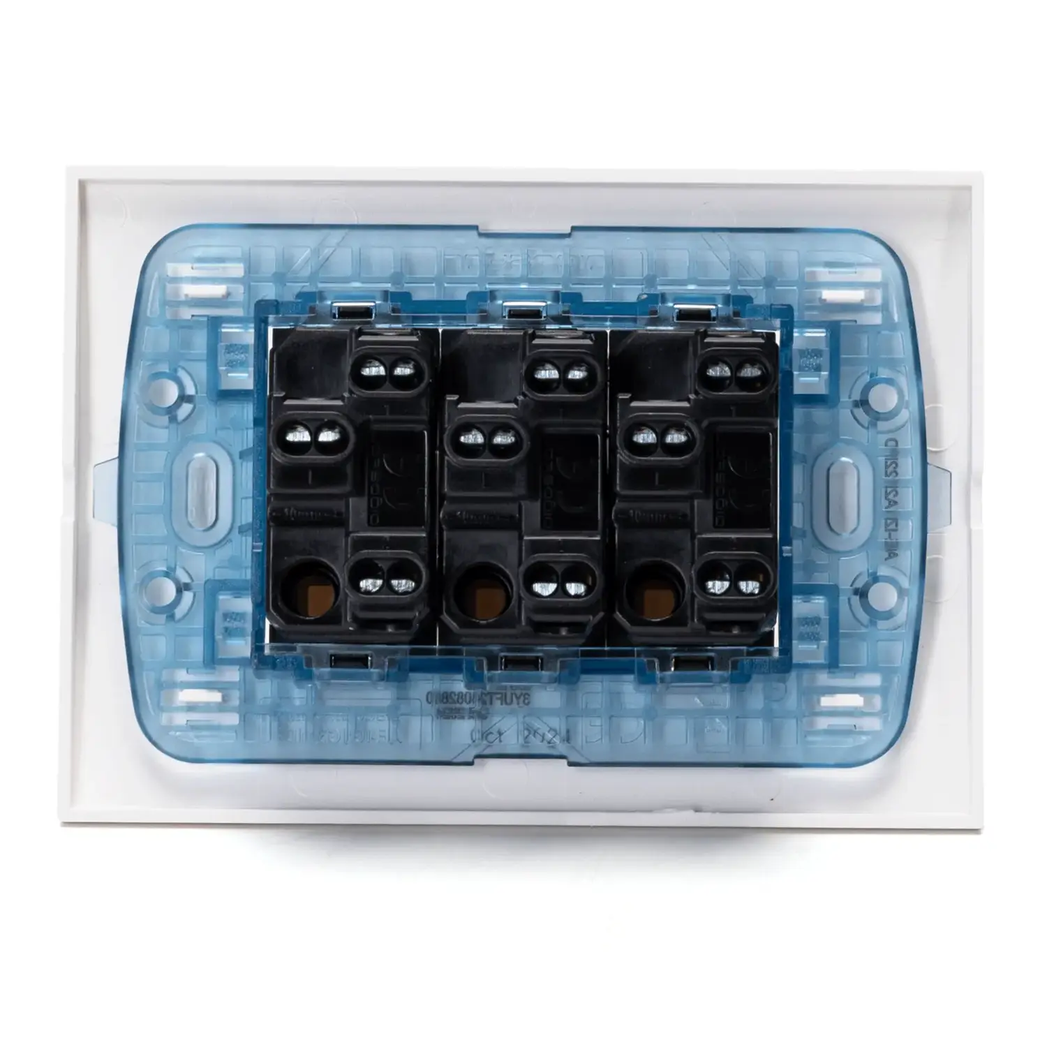 immagine Combinazione interruttore a 2 vie*3 Serie ABL bianco