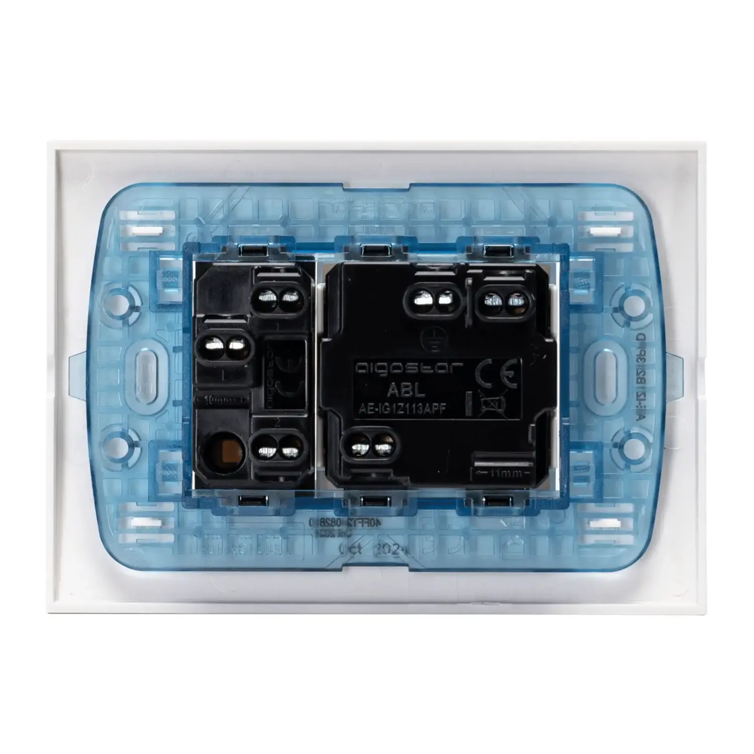 immagine Combinazione interruttore a 2 vie+ presa P40 Serie ABL bianco