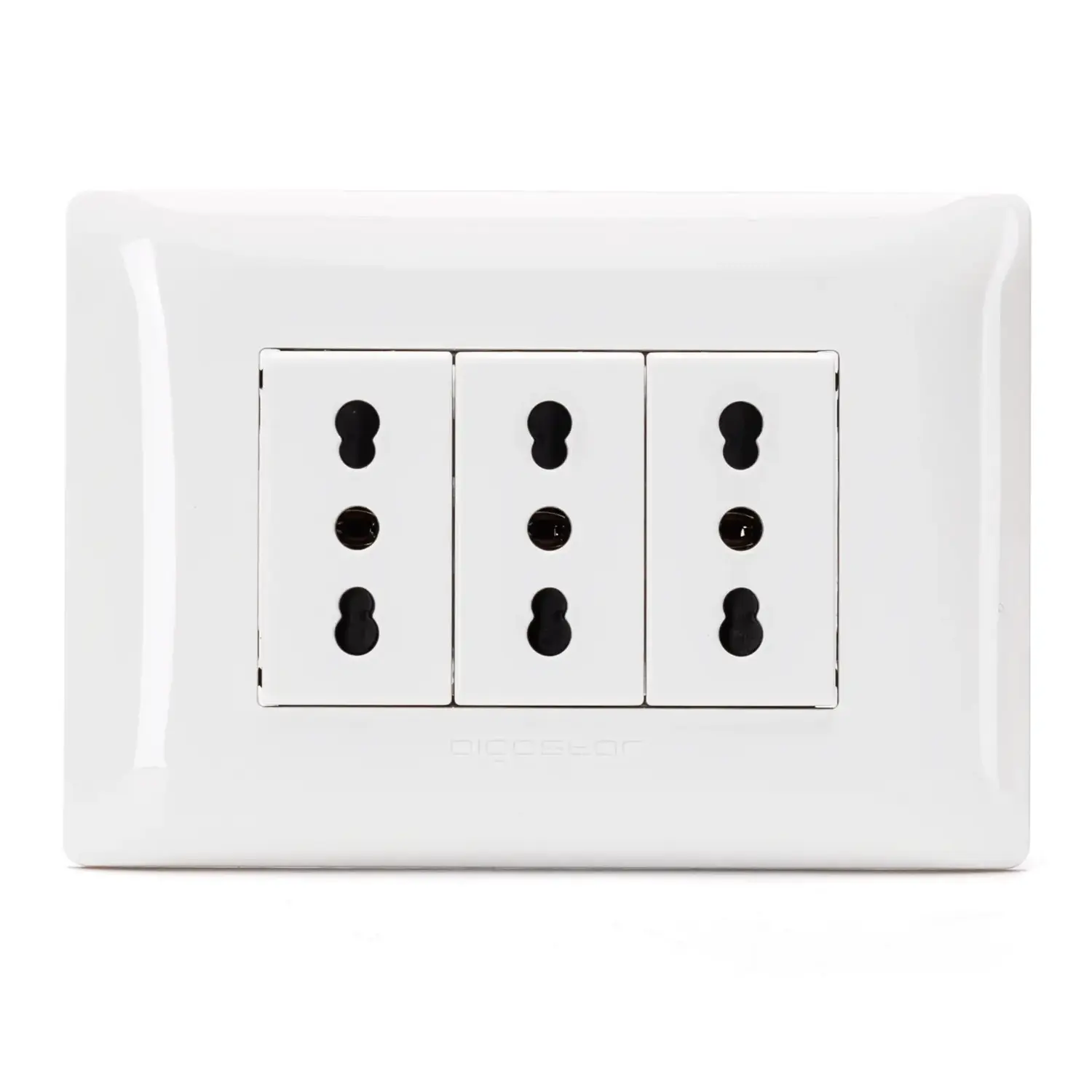 immagine Combinazione prese P17/11*3 Serie ABM bianco