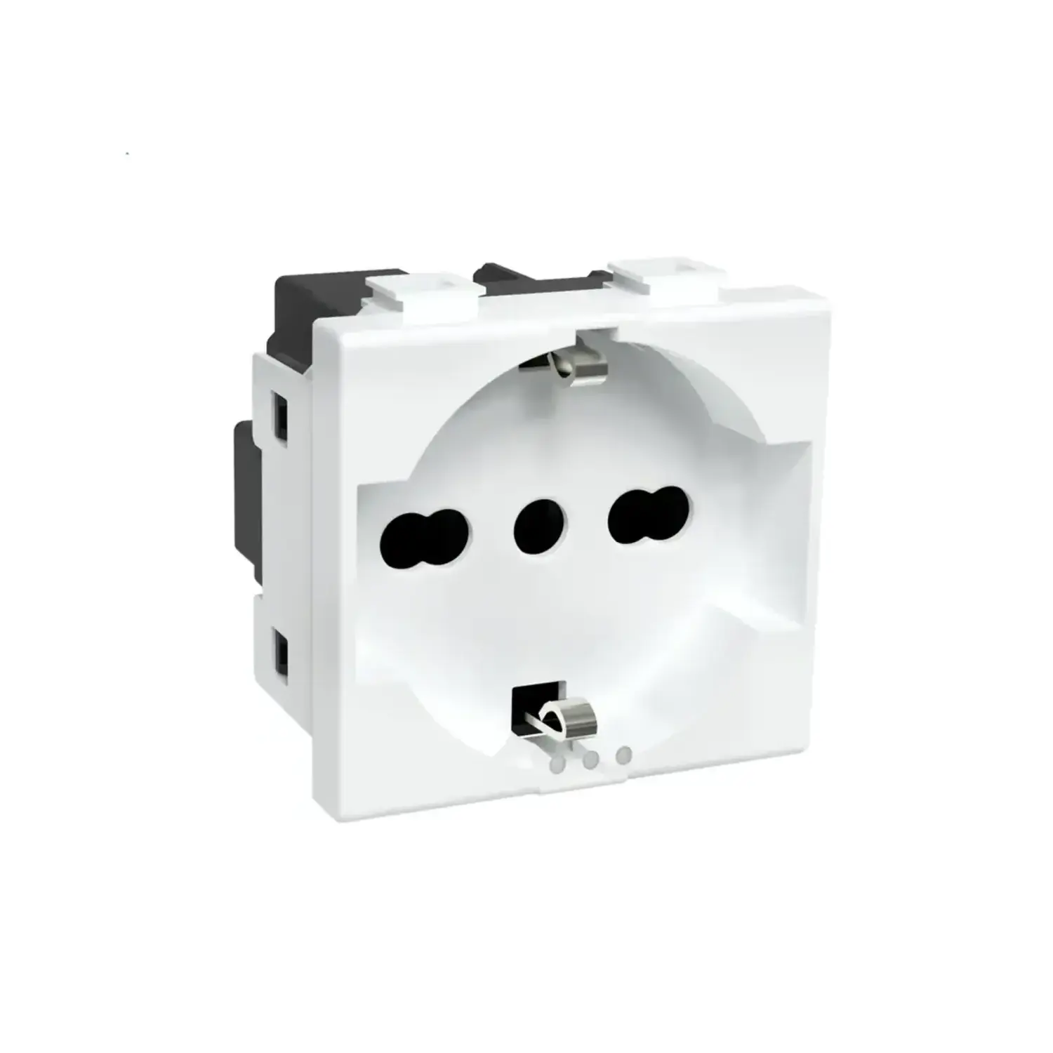 variante presa schuko 10-16a - bianco
