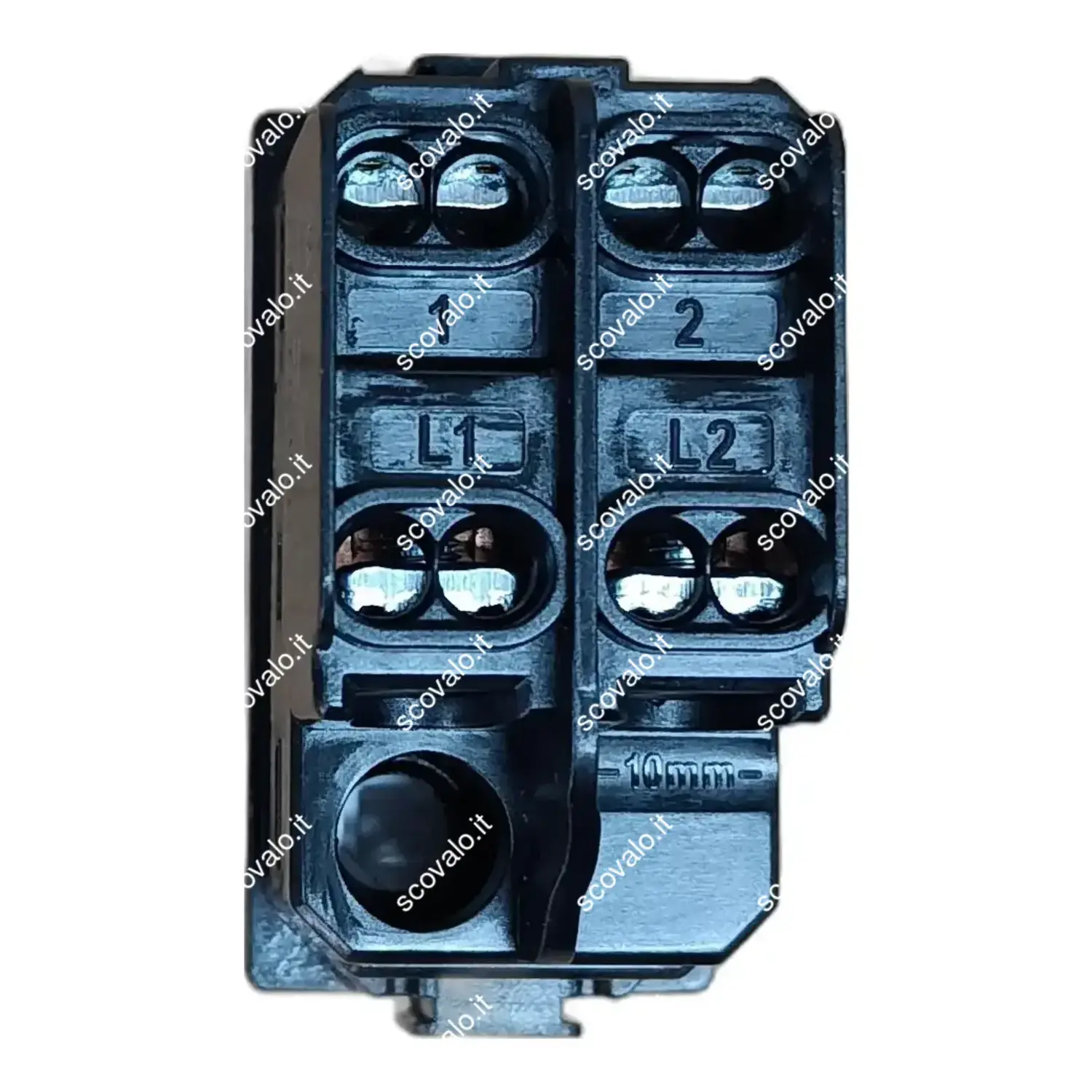 immagine compatibile matix interruttore bipolare 0-1 bianco