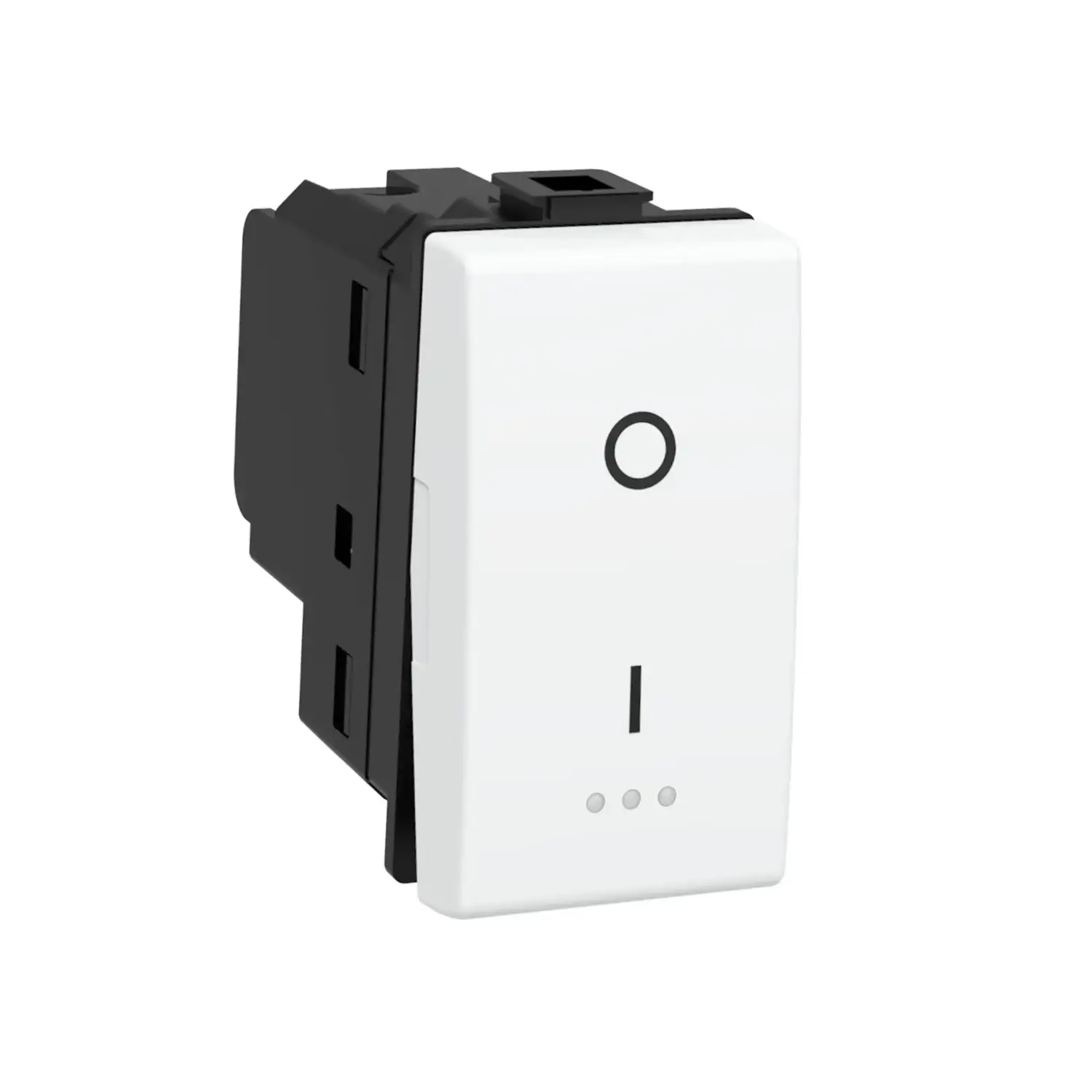 variante interruttore bipolare 0-1 - bianco