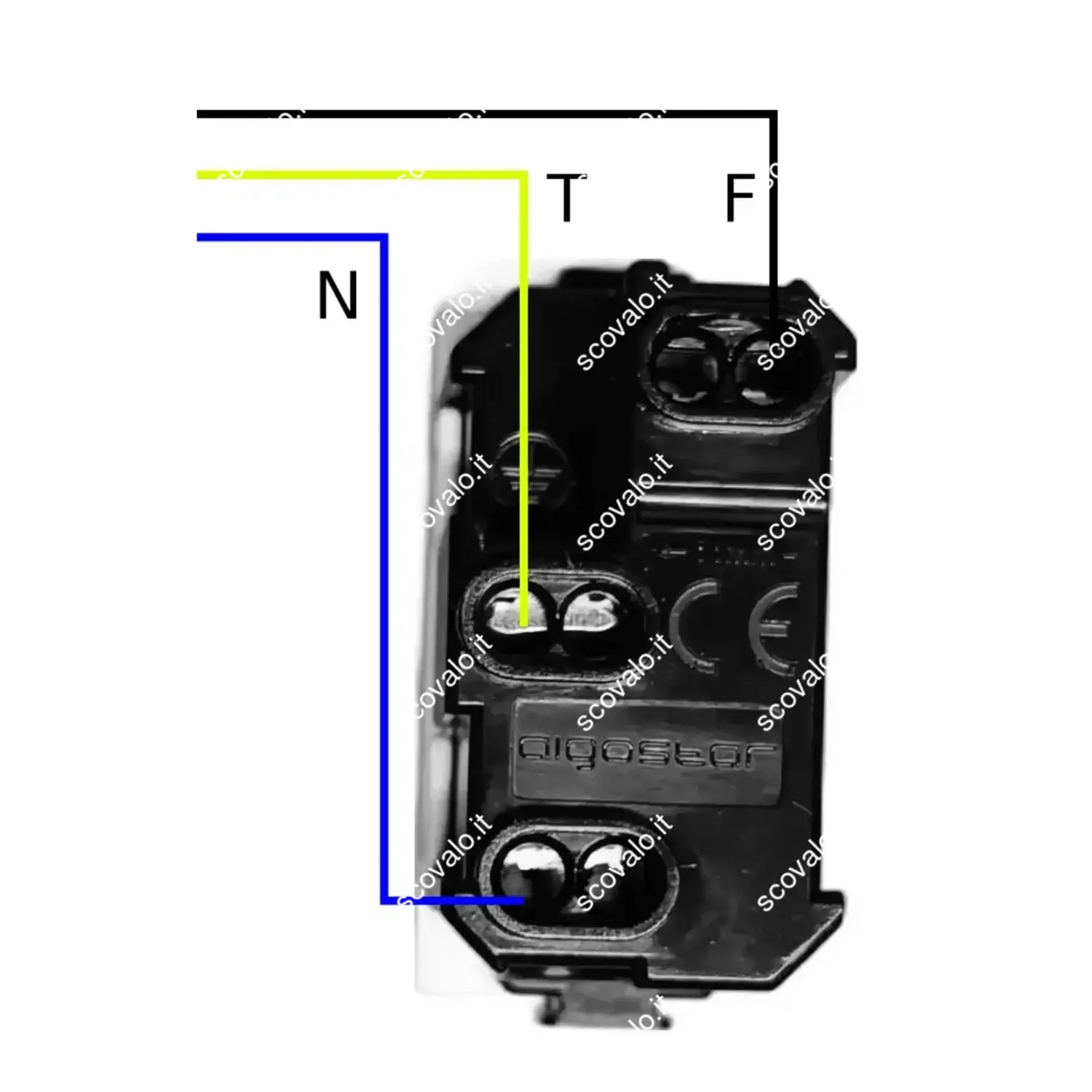 immagine compatibile matix presa bipasso 10-16a bianco