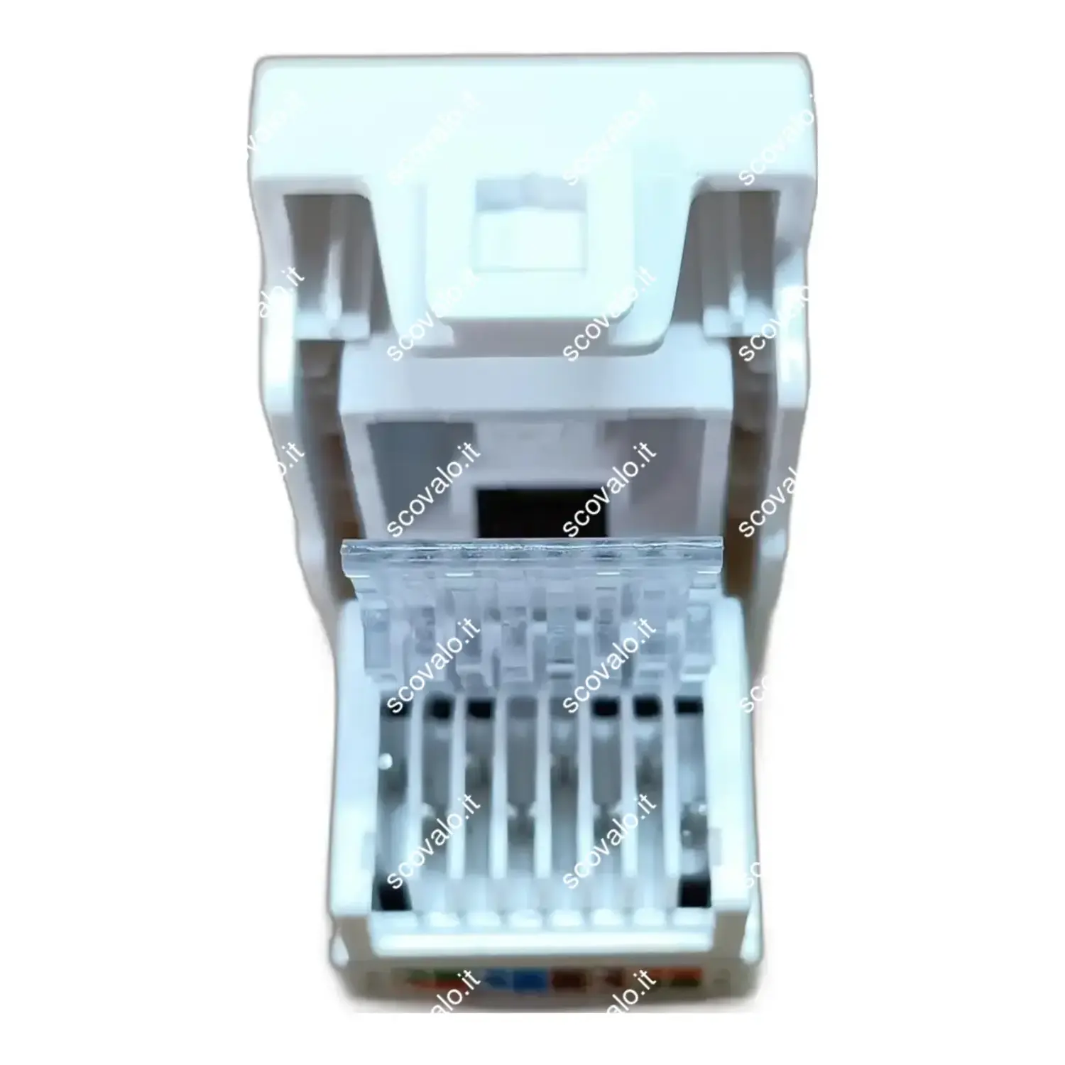 immagine compatibile bticino matix presa rete rj45 bianco