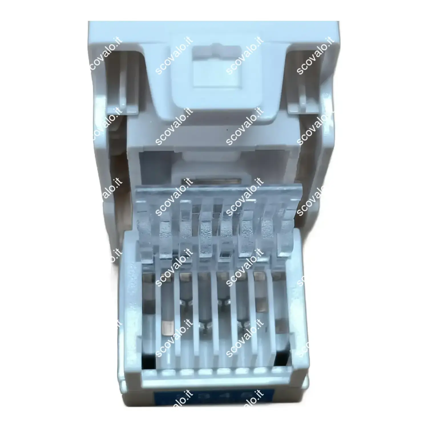 immagine compatibile matix presa telefonica rj11 bianco